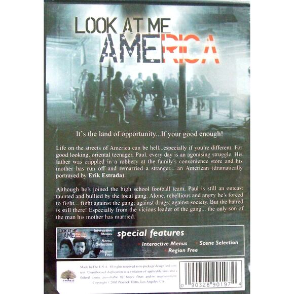 Look At Me America Movie DVD 2004 Erik Estrada Troy Donahue Richard Park - Picture 2 of 2
